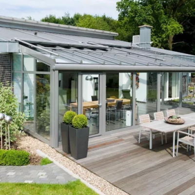 Solarlux SDL Akzent plus Solarlux Faltwand aus Glas für den Wintergarten